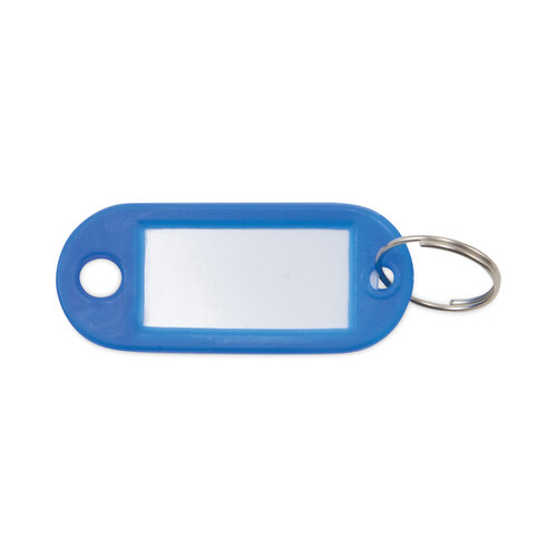 AVTKEY98019 - Advantus - Key Tags Label Window, 0.88 x 0.19 x 2, Dark Blue, 6/Pack
