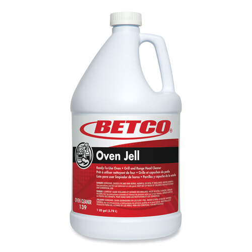 Oven Jell Cleaner, Lemon Scent, 1 gal Bottle, 4/Carton Oven Jell Cleaner, Lemon Scent, 1 gal Bottle, 4/Carton