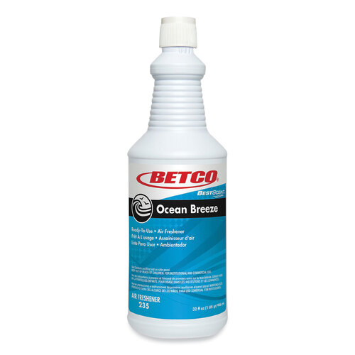 BestScent Ocean Breeze RTU Deodorizer, Ocean Breeze Scent, 32 oz Spray Bottle, 12/Carton BestScent Ocean Breeze RTU Deodorizer, Ocean Breeze Scent, 32 oz Spray Bottle, 12/Carton
