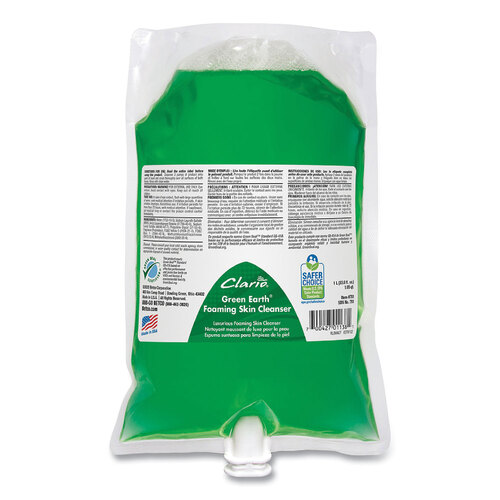 Green Earth Foaming Skin Cleanser Refill, Fresh Meadow, 1,000 mL Refill Bag, 6/Carton Green Earth Foaming Skin Cleanser Refill, Fresh Meadow, 1,000 mL Refill Bag, 6/Carton