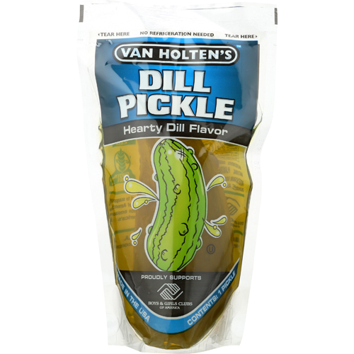 BettyMills: Van Holten's Pickle In A Pouch, Dill Pickle, Mild, 12/CS ...