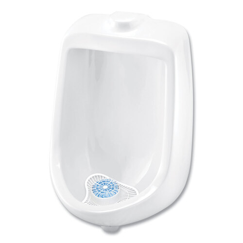 BGD660 - Big D Industries - Extra Duty Urinal Screen with Non-Para Block, Evergreen with Enzymes Scent, White, Dozen