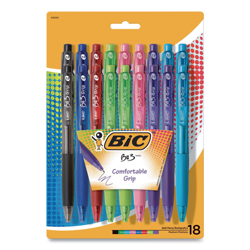 BettyMills: BIC® BU3™ Retractable Ballpoint Pen - Bic WX7ST272-AST PK