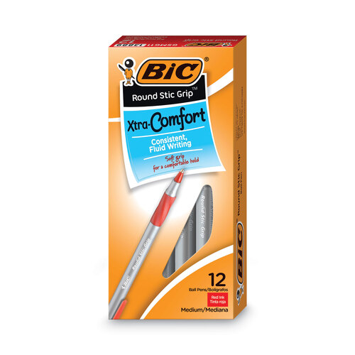  Bic Cristal Soft Ball Pens Medium Point (1.2 mm) - Blue, Box  of 50 : Office Products