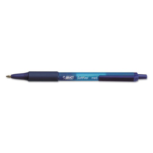 BIC® Soft Feel® Retractable Ballpoint Pen - Bic SCSM361BE PK - Betty Mills