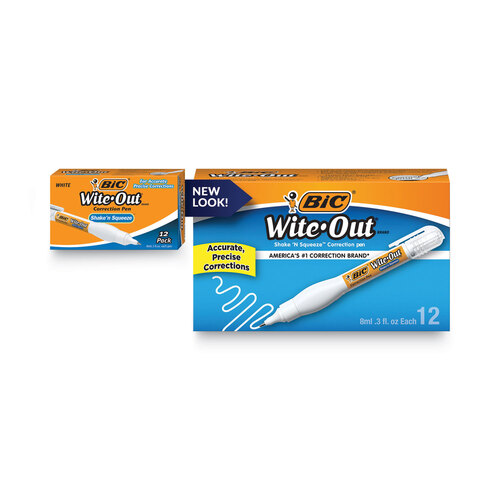 BIC® Wite-Out® Shake'n Squeeze Correction Pen, 0.3 fl oz - Pay