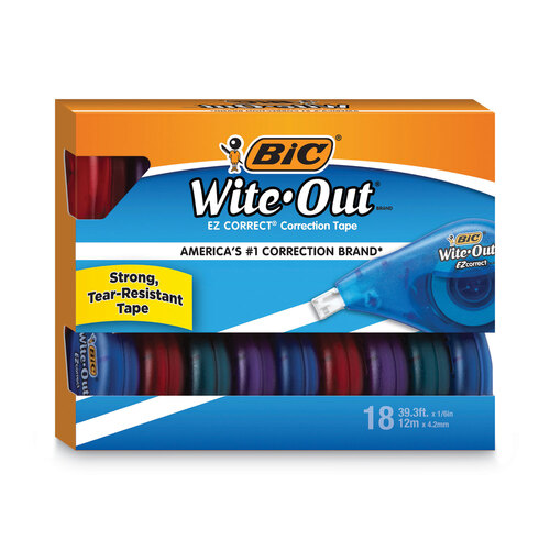 BiC® Wite-Out® EZCorrect Correction Tape, 3/Pack
