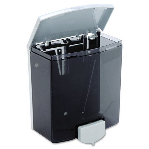 BOB40 - Bobrick - ClassicSeries Surface-Mounted Liquid Soap Dispenser, 40 oz, 5.81 x 3.31 x 6.88, Black/Gray