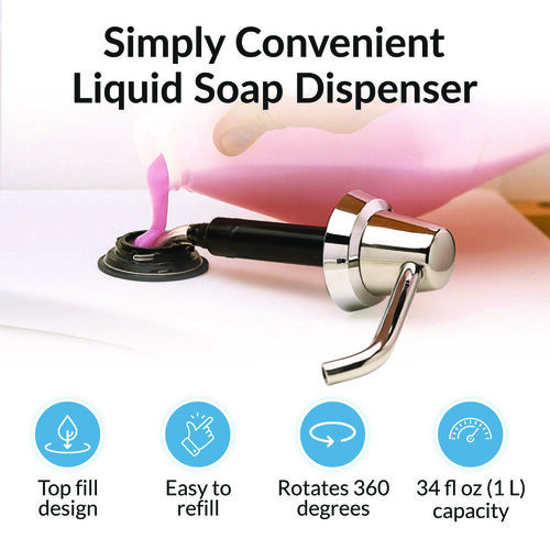 BOB82294 - Bobrick - Bottle Cap for B-22 Soap Dispenser, Black