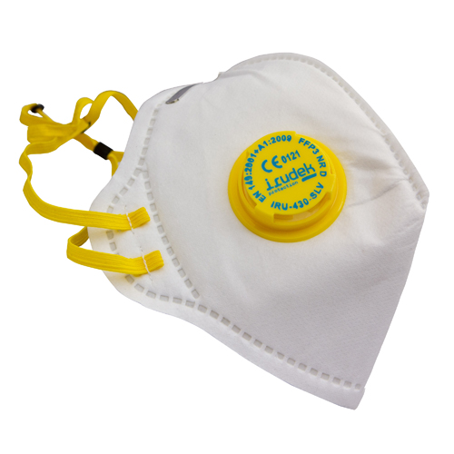 BettyMills FFP3 N95N99 Mask w/Valve & Adjustable Ear Loop Irudek