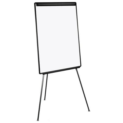 BVCEA2300045 - MasterVision - Basic Tripod Melamine Presentation Easel, 22.5 x 42, White/Black