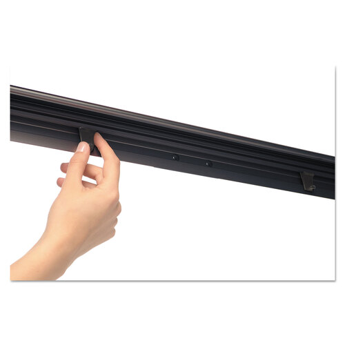 BVCEA2300045 - MasterVision - Basic Tripod Melamine Presentation Easel, 22.5 x 42, White/Black