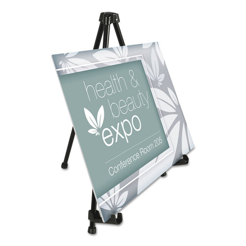 BVCFLX07201MV - MasterVision - Instant Table-Top Easel, 14.25&quot; High, Black