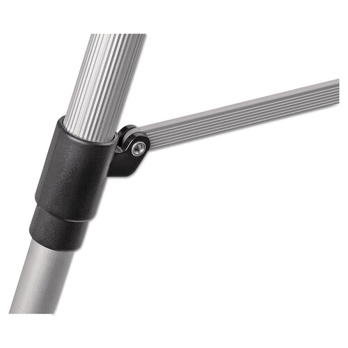 BVCFLX09102MV - MasterVision - Telescoping Tripod Display Easel, Adjusts 35&quot; to 64&quot; High, Metal, Silver