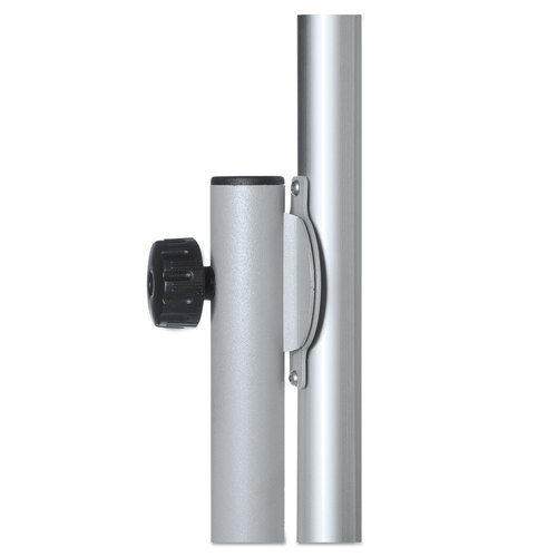 BVCQR5507 - MasterVision - Revolver Easel, 70.8 x 47.2, 80&quot; Tall Easel, Horizontal Orientation, White Surface, Silver Aluminum Frame