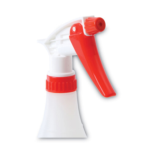 BWK03010 - Boardwalk - Trigger Spray Bottle, 32 oz, Clear/Red, HDPE, 3/Pack