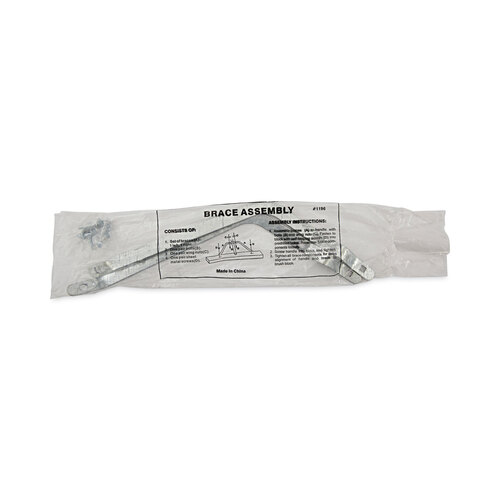 BWK119 - Boardwalk - Metal Handle Braces, Large, Fits 24&quot; to 48&quot; Floor Sweeps, 0.5 x 17 x 12