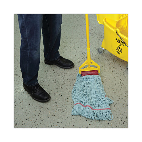 BWK1400LCT - Boardwalk - EchoMop with Looped-End Wet Head, Synthetic/Cotton, Large, Blue, 12/Carton