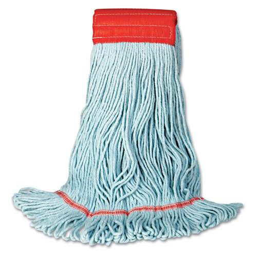 BWK1400MEA - Boardwalk - EchoMop with Looped-End Wet Head, Synthetic/Cotton, Medium, Blue