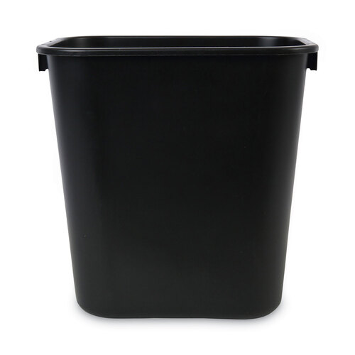 BWK14QTWBBLA - Boardwalk - Soft-Sided Wastebasket, 14qt, Plastic, Black