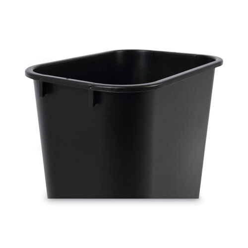 BWK14QTWBBLA - Boardwalk - Soft-Sided Wastebasket, 14qt, Plastic, Black