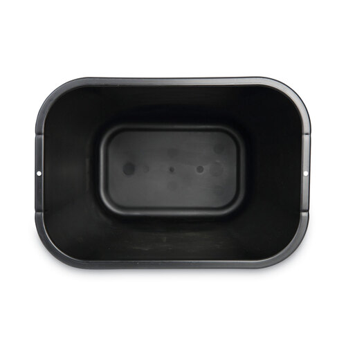 BWK14QTWBBLA - Boardwalk - Soft-Sided Wastebasket, 14qt, Plastic, Black