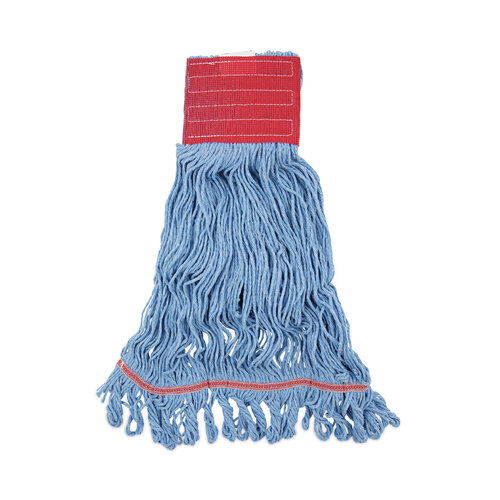 BWK1800LBDZ - Boardwalk - Pro Loop Web/Tailband Mop Head, Blue, Large, 12/Carton