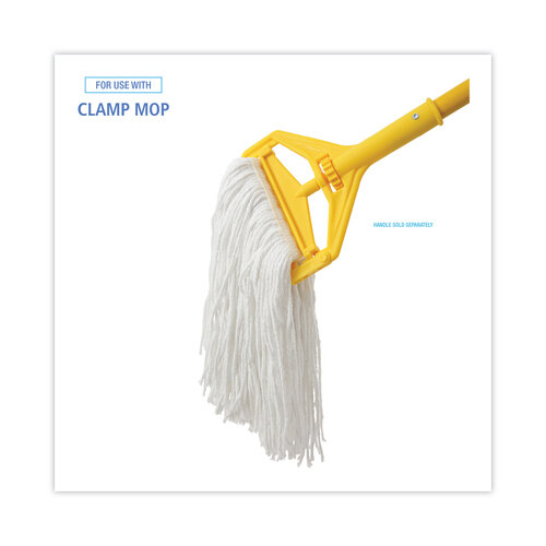 BWK2016R - Boardwalk - Mop Head, Value Standard Head, Rayon Fiber, Cut-End, Size No. 16, WE, 12/Carton