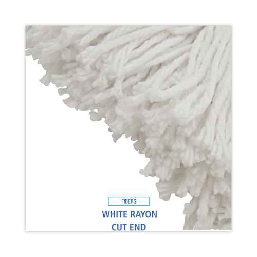 BWK2016R - Boardwalk - Mop Head, Value Standard Head, Rayon Fiber, Cut-End, Size No. 16, WE, 12/Carton