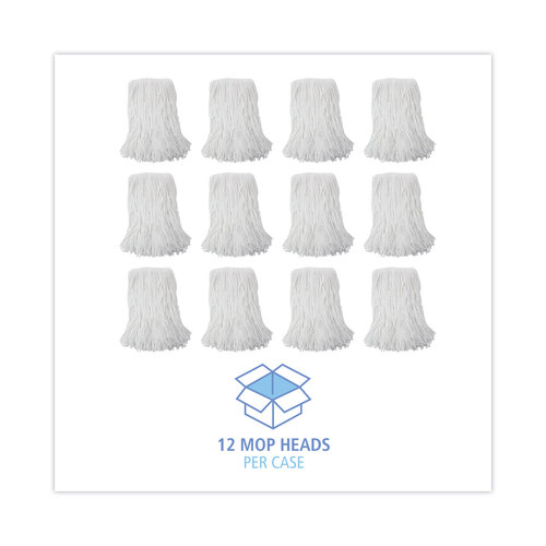 BWK2016R - Boardwalk - Mop Head, Value Standard Head, Rayon Fiber, Cut-End, Size No. 16, WE, 12/Carton