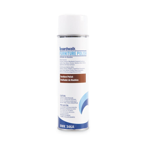 BWK346ACT - Boardwalk - Boardwalk Furniture Polish, Lemon Scent, 20 oz. Aerosol Can