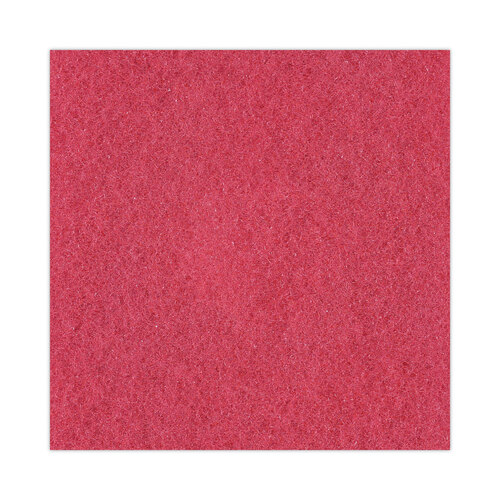BWK4013RED - Boardwalk - Standard Floor Pads, 13" dia, Red, 5/Carton