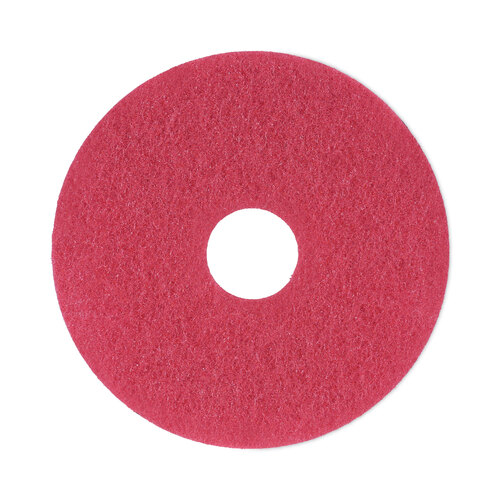 BWK4013RED - Boardwalk - Standard Floor Pads, 13" dia, Red, 5/Carton