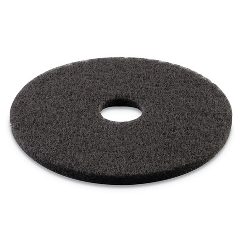 BWK4014BLA - Boardwalk - Standard 14-Inch Diameter Stripping Floor Pads, Black