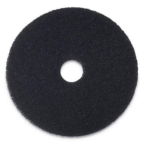 BWK4014BLA - Boardwalk - Standard 14-Inch Diameter Stripping Floor Pads, Black