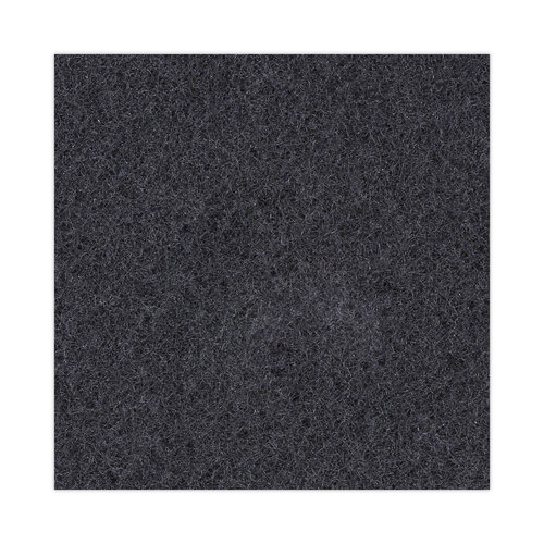BWK4016BLA - Boardwalk - Standard 16-Inch Diameter Stripping Floor Pads, Black