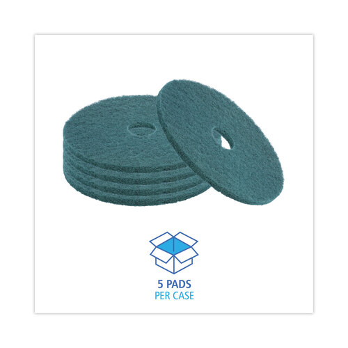 BWK4018GRE - Premiere Pads - Standard 18-Inch Diameter Heavy-Duty Scrubbing Floor Pads, Green