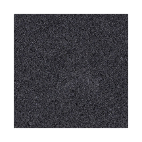 BWK4019BLA - Boardwalk - Standard 19-Inch Diameter Stripping Floor Pads, Black