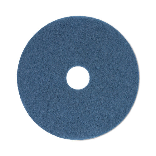 BWK4020BLU - Boardwalk - Standard 20-Inch Diameter Scrubbing Floor Pads, Blue