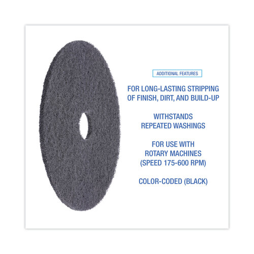 BWK4020HIP - Boardwalk - Standard 19-Inch Diameter High Performance Stripping Floor Pads