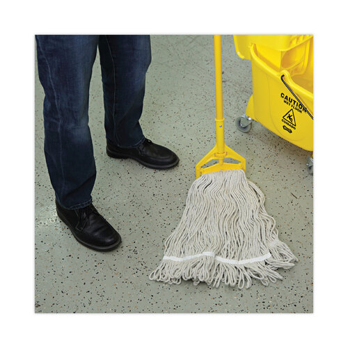 BWK4024CCT - Unisan - Pro Loop Web/Tailband Wet Mop Head, Cotton, 12/Carton