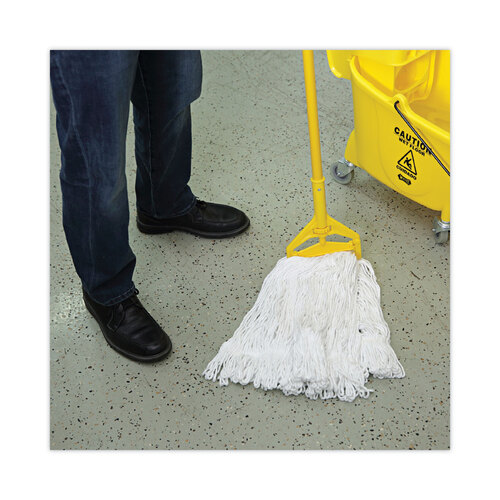 BWK4024RCT - Unisan - Mop Head, Pro Loop Web/Tailband, Value Standard Head, Rayon Fiber, #24, White