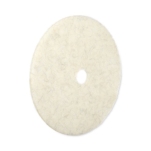 BWK4027NAT - Boardwalk - Natural Burnishing Floor Pads, 27&quot; Diameter, White, 5/Carton