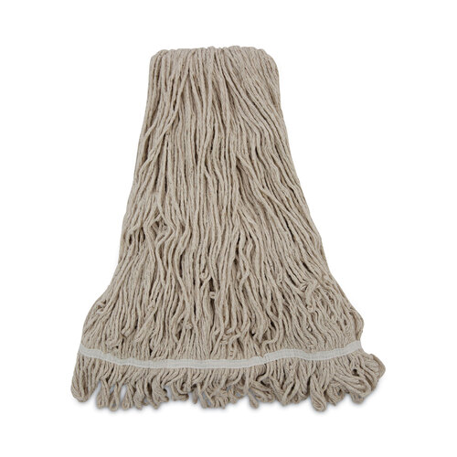 BWK432C - Unisan - Mop Head, Pro Loop Web/Tailband, Premium Standard Head, Cotton, 32-Oz., White