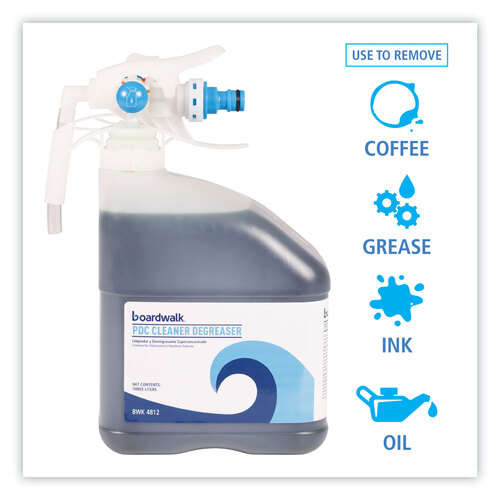BWK4812 - Boardwalk - Boardwalk PDC Cleaner Degreaser, 3 Liter Bottle, 2/Carton