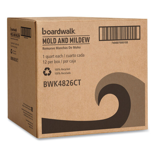 BWK4826 - BOARDWALK - Mold and Mildew Remover with Bleach, Ready to Use, Floral Scent, 32 oz Bottle, 12/Carton