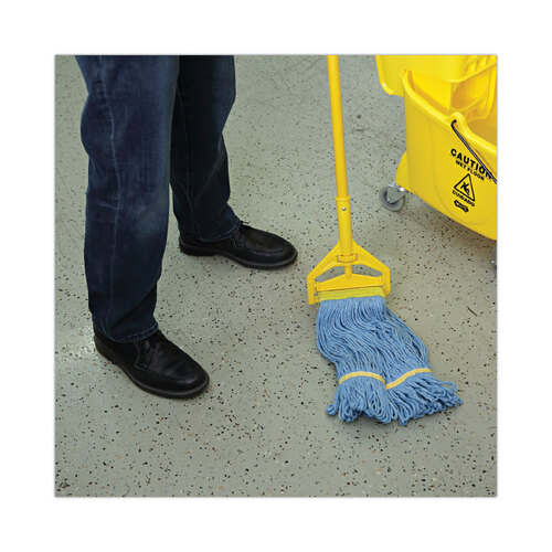 BWK501BL - Boardwalk - Super Loop Wet Mop Head, Cotton/Synthetic Fiber, 5&quot; Headband, Small Size, Blue, 12/Carton