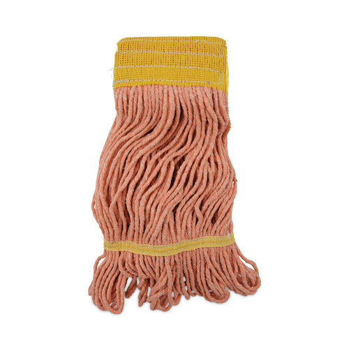 BWK501OR - Unisan - Mop Head, Super Loop Head, Cotton/Synthetic Fiber, Small, Orange