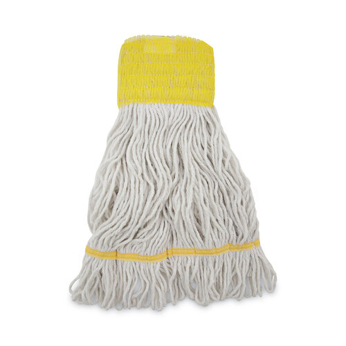BWK501WH - Unisan - Mop Head, Super Loop Head, Cotton/Synthetic Fiber, Small, White