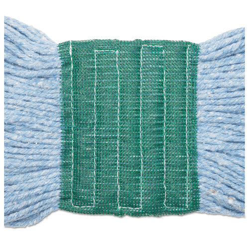 BWK502BLCT - Boardwalk - Super Loop Wet Mop Head, Cotton/Synthetic Fiber, 5&quot; Headband, Medium Size, Blue, 12/Carton
